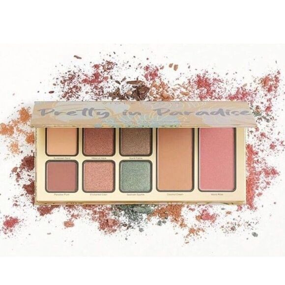 VIOLET VOSS - NWT - Pretty in Paradise All-in-One Face & Eye Shadow Palette - Picture 6 of 14